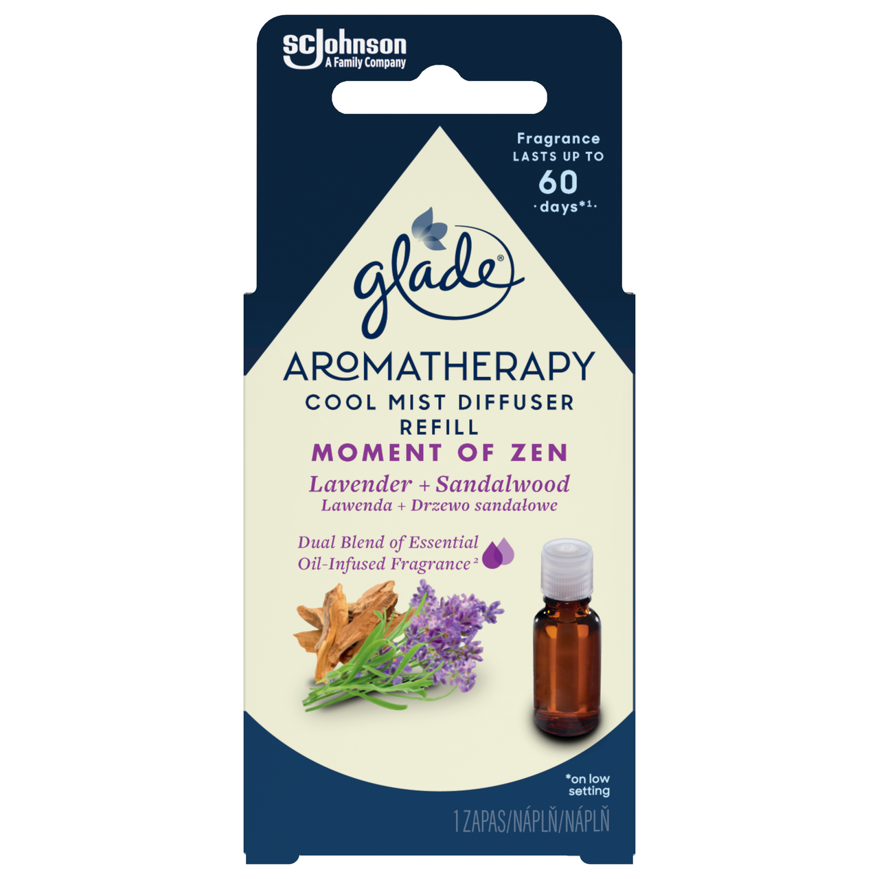 glade Aromatherapy Moment Zen diffuser náhradná náplň 17 ml
