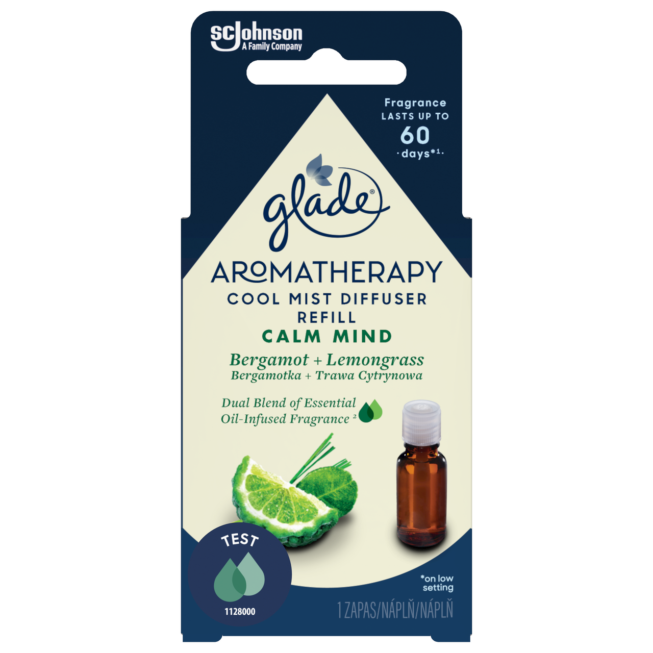 glade Aromatherapy Calm Mind diffuser náhradná náplň 17 ml
