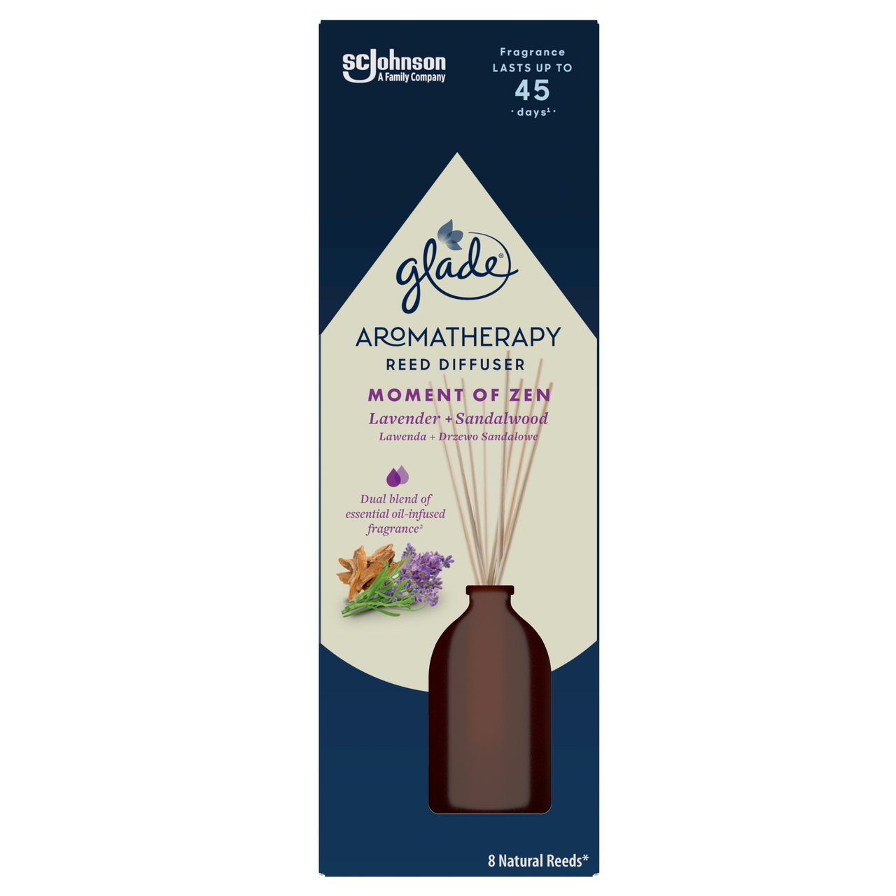 glade Aromatherapy Moment of Zen tyčinky 80 ml