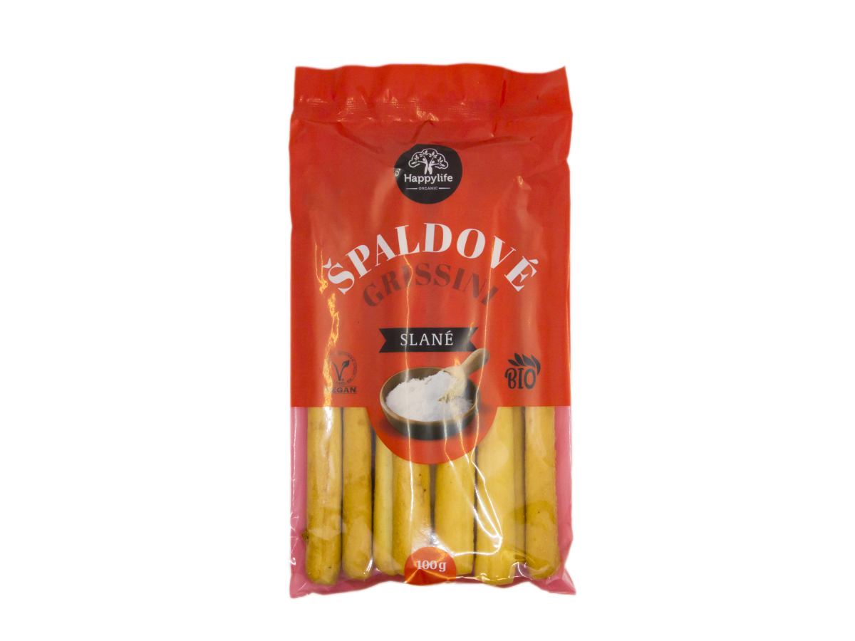 HAPPYLIFE Grissini špaldové BIO 100 g