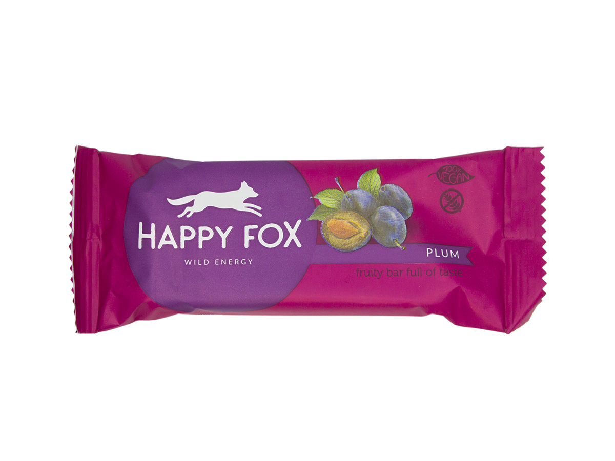 HAPPY FOX Tyčinka slivková 50 g
