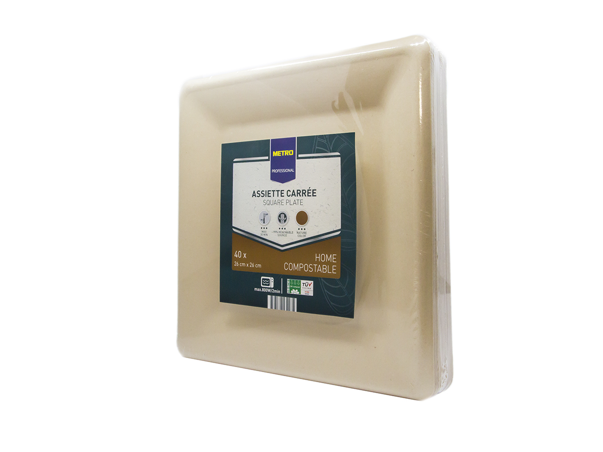 METRO PROFESSIONAL pulp Tanier 26 x 26 cm 40 ks