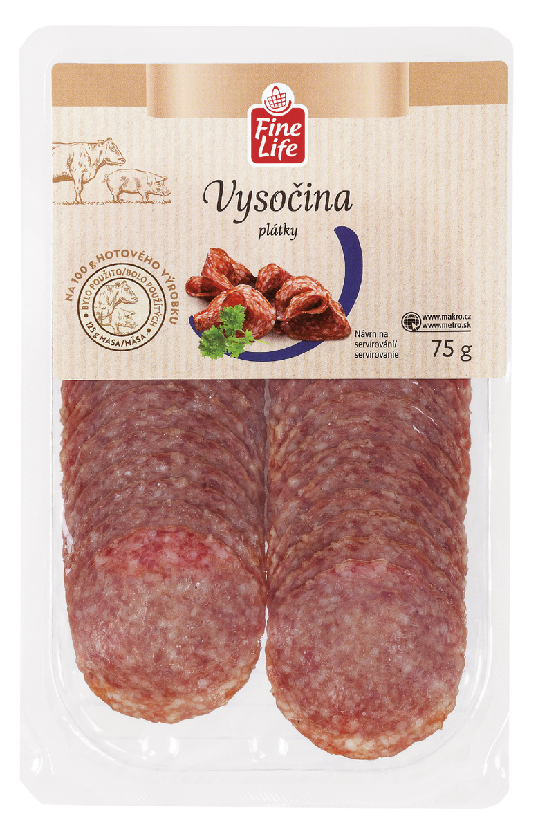 Fine Life Vysočina plátky chlad. 75 g