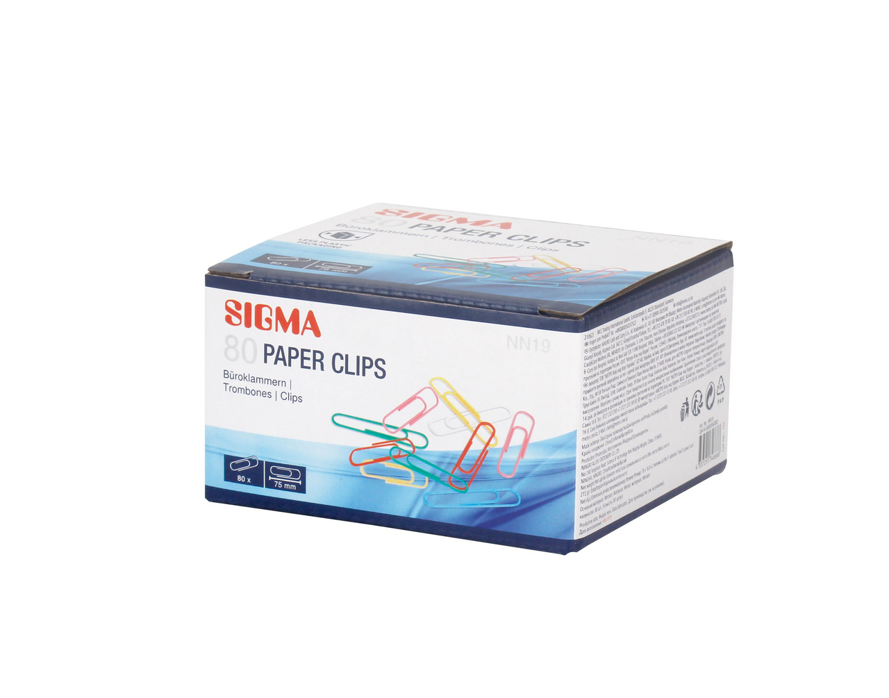 SIGMA Sponky 75 mm mix farieb 80 ks