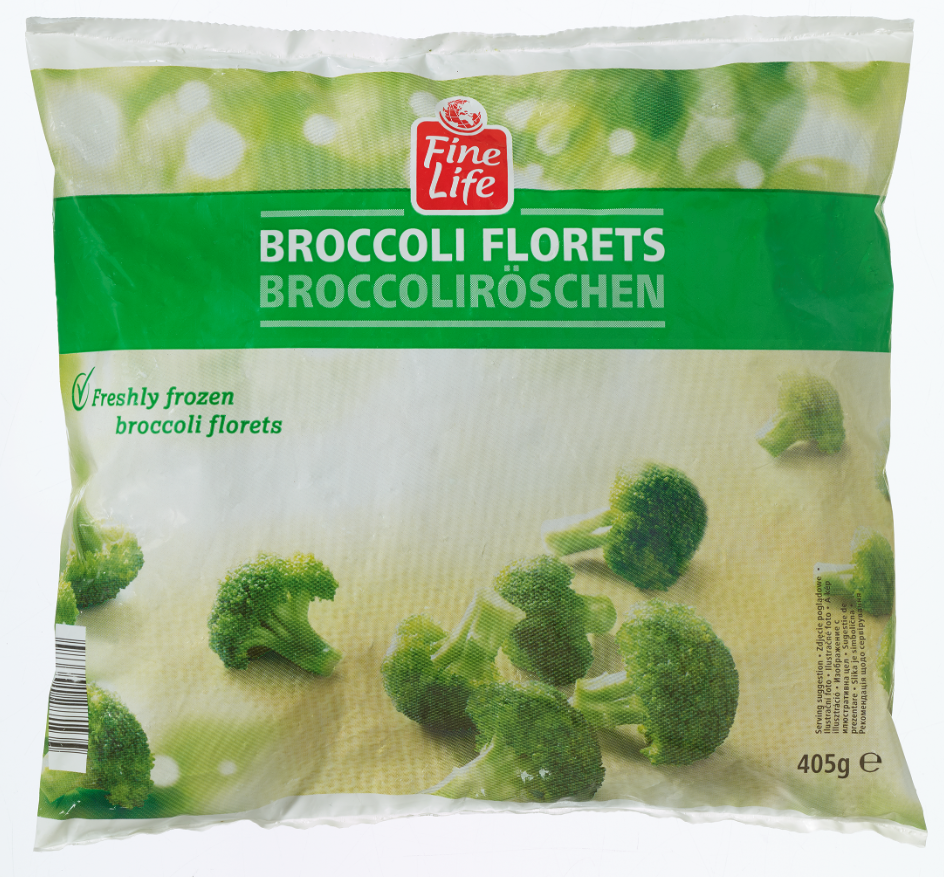 Fine Life Brokolica 20/40 mraz. 405 g