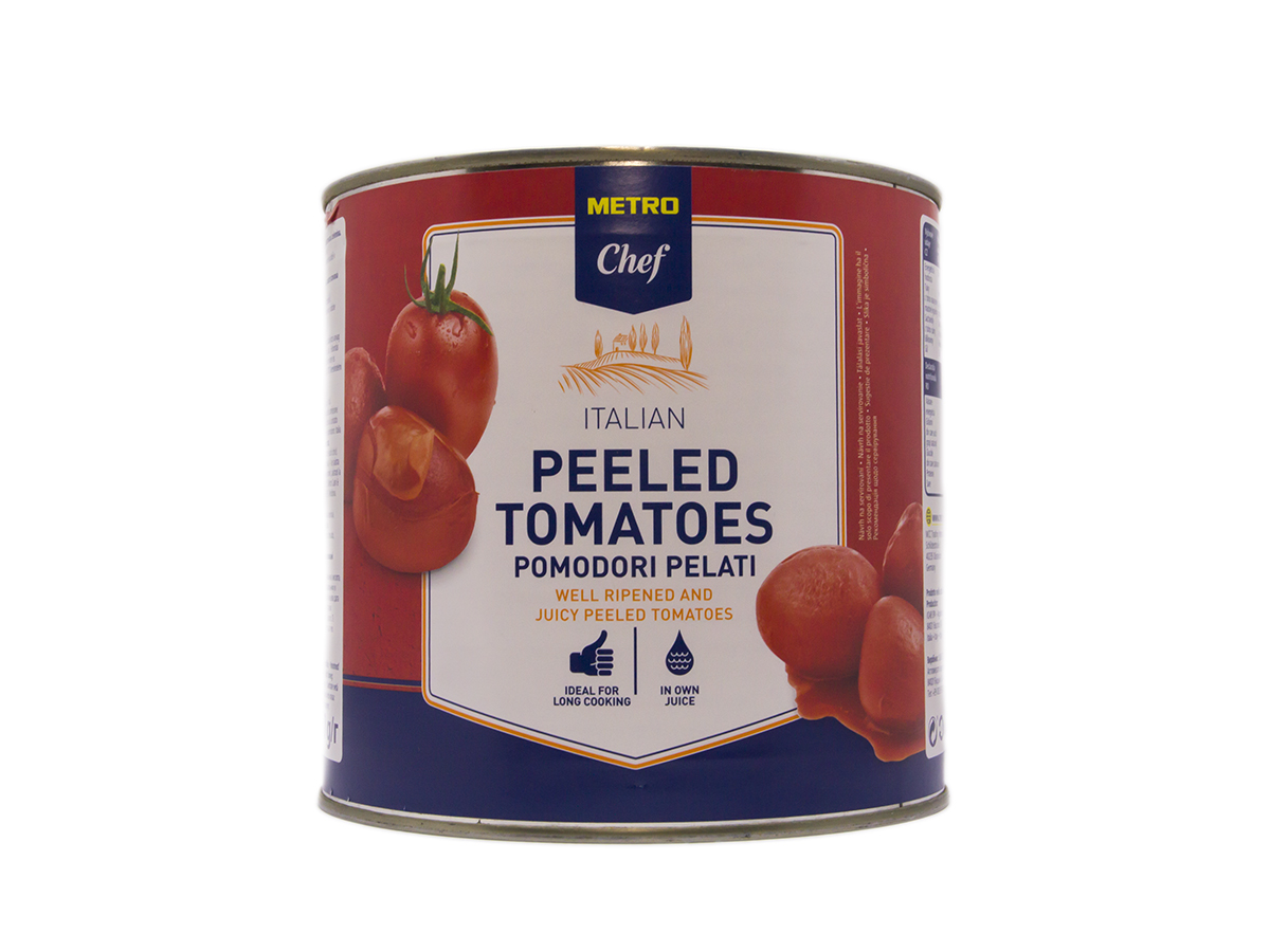 METRO Chef Paradajky lúpané 2500 g