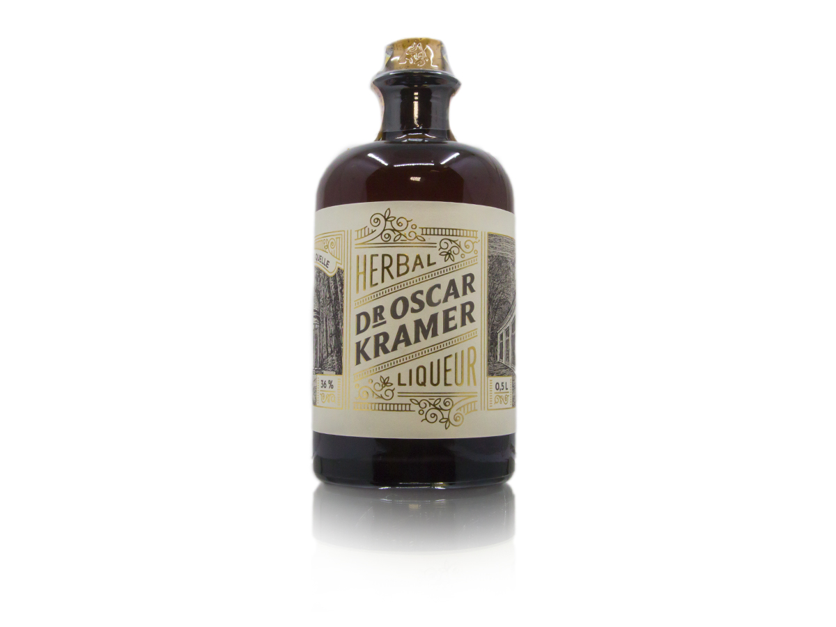 Dr. Oscar Kramer Likér bylinný 36% 500 ml