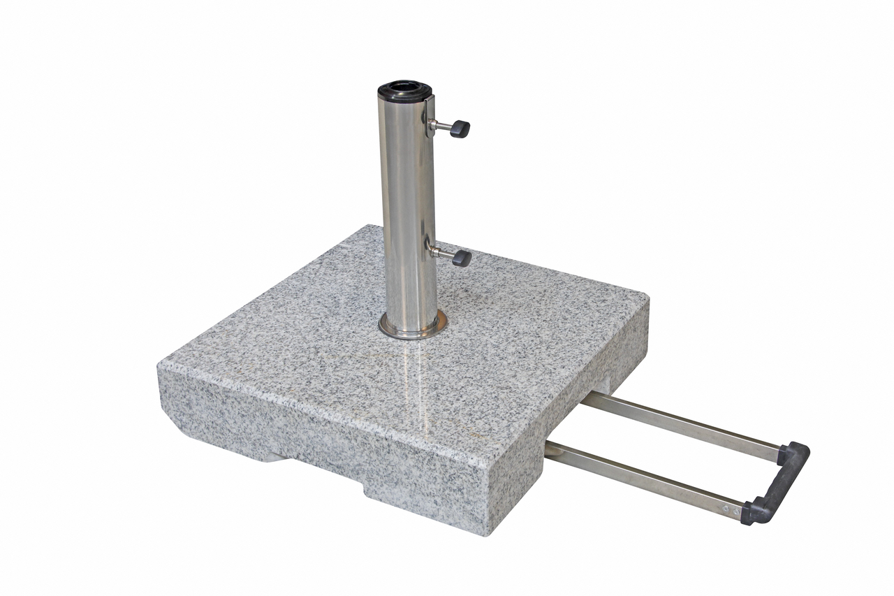 Žulový stojan na slnečník Trolley s koliečkami 1ks