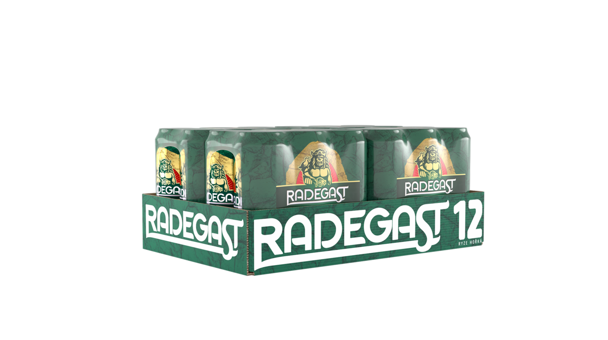 Radegast 12 % pivo Pack 24 x 500 ml vratná plechovka