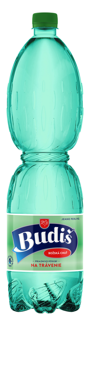 Budiš minerálna voda jemne perlivá 6 x 1,5 l vratná PET fľaša