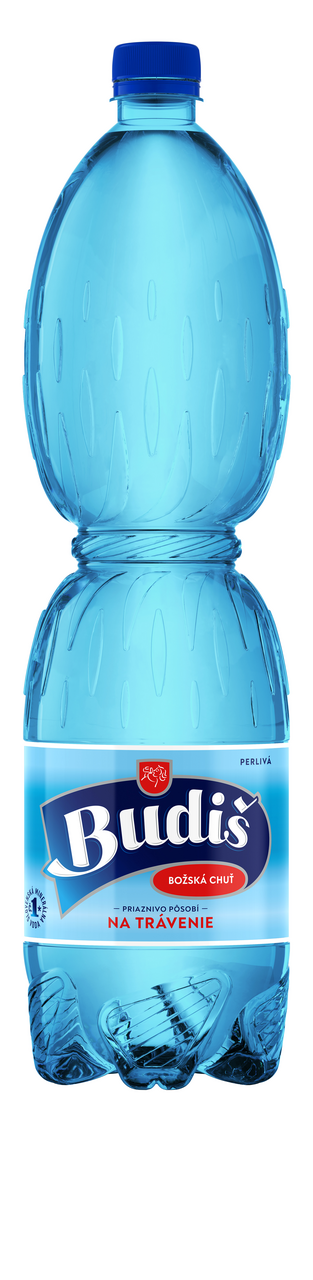 Budiš minerálna voda perlivá 6 x 1,5 l vratná PET fľaša