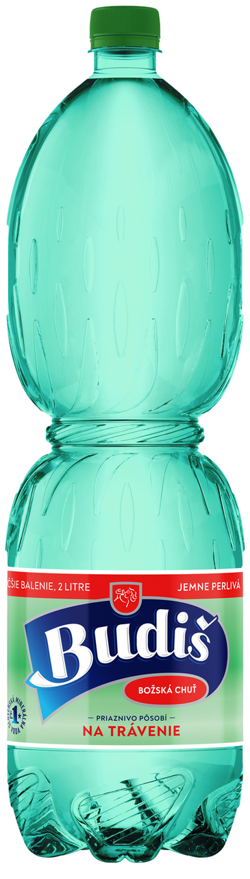 Budiš minerálna voda jemne perlivá 6 x 2 l vratná PET fľaša