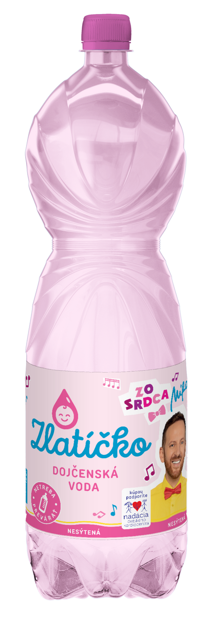 Zlatá studňa Zlatíčko dojčenská voda nesýtená 6 x 2 l vratná PET fľaša