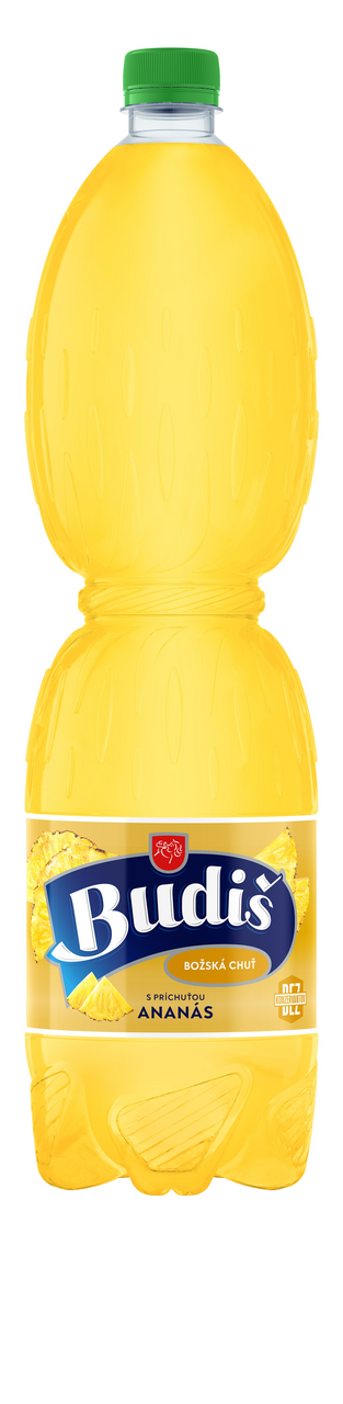 Budiš minerálna voda ananás 6 x 1,5 l vratná PET fľaša