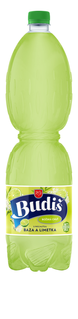 Budiš minerálna voda baza-limetka 6 x 1,5 l vratná PET fľaša
