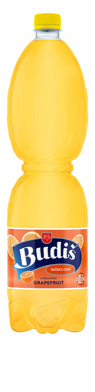 Budiš minerálna voda grapefruit 6 x 1,5 l vratná PET fľaša
