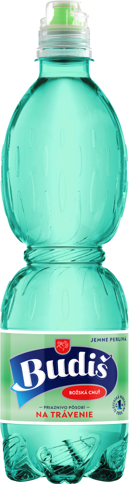 Budiš minerálna voda jemne perlivá 12 x 500 ml vratná PET fľaša