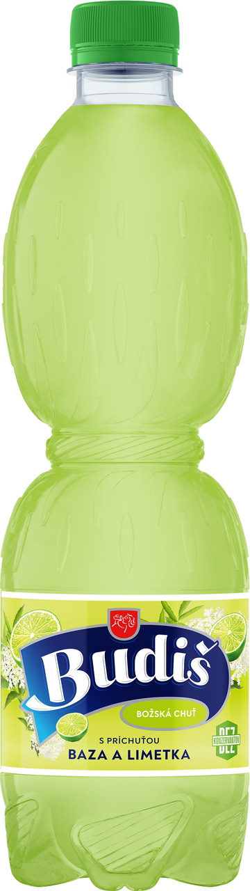 Budiš minerálna voda baza a limetka 12 x 500 ml vratná PET fľaša