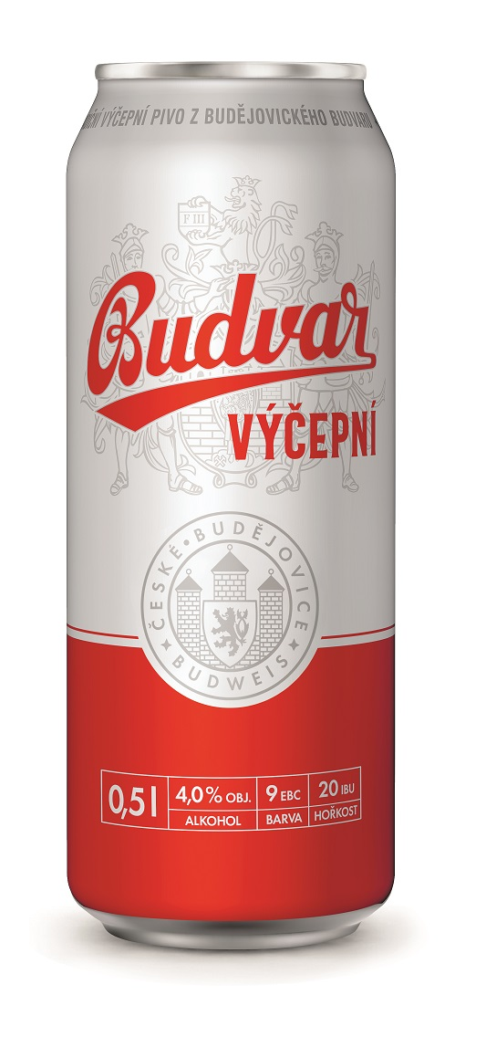 BUDVAR 10° pivo 6 x 500 ml vratná plechovka