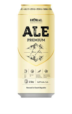 HORAL ALE 5,4 % pivo 1 l vratná plechovka