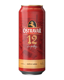 OSTRAVAR 12° pivo pack 4 x 500 ml vratná plechovka