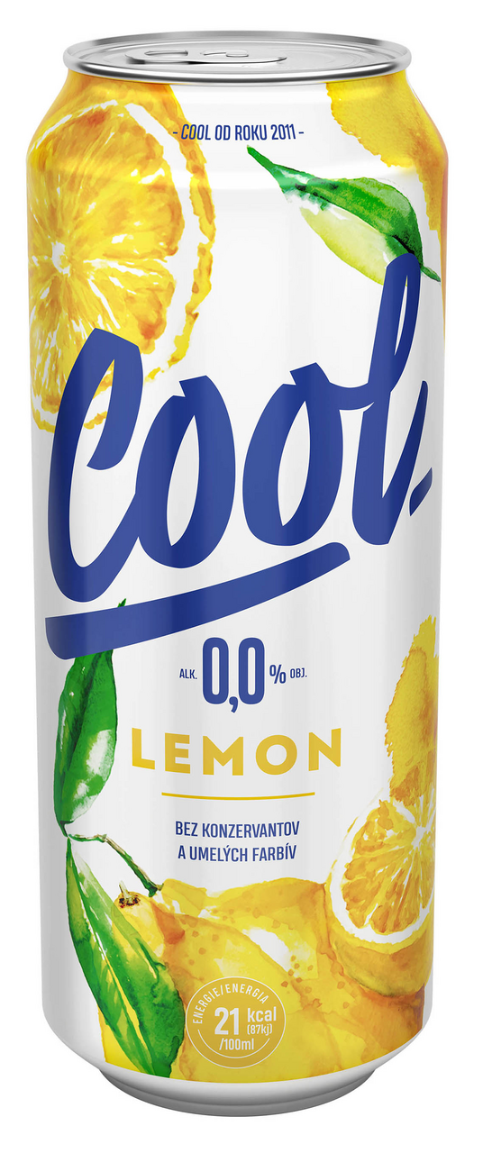 Staropramen Cool nealkoholické pivo citrón 4 x 500 ml vratná plechovka