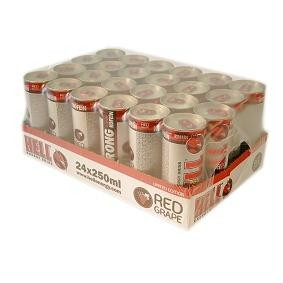 HELL Strong Red Grape energetický nápoj 24 x 250 ml vratná plechovka