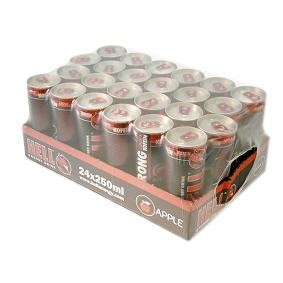 HELL Strong Apple energetický nápoj 24 x 250 ml vratná plechovka