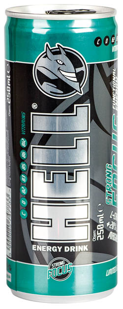 HELL Strong Focus energetický nápoj 24 x 250 ml vratná plechovka