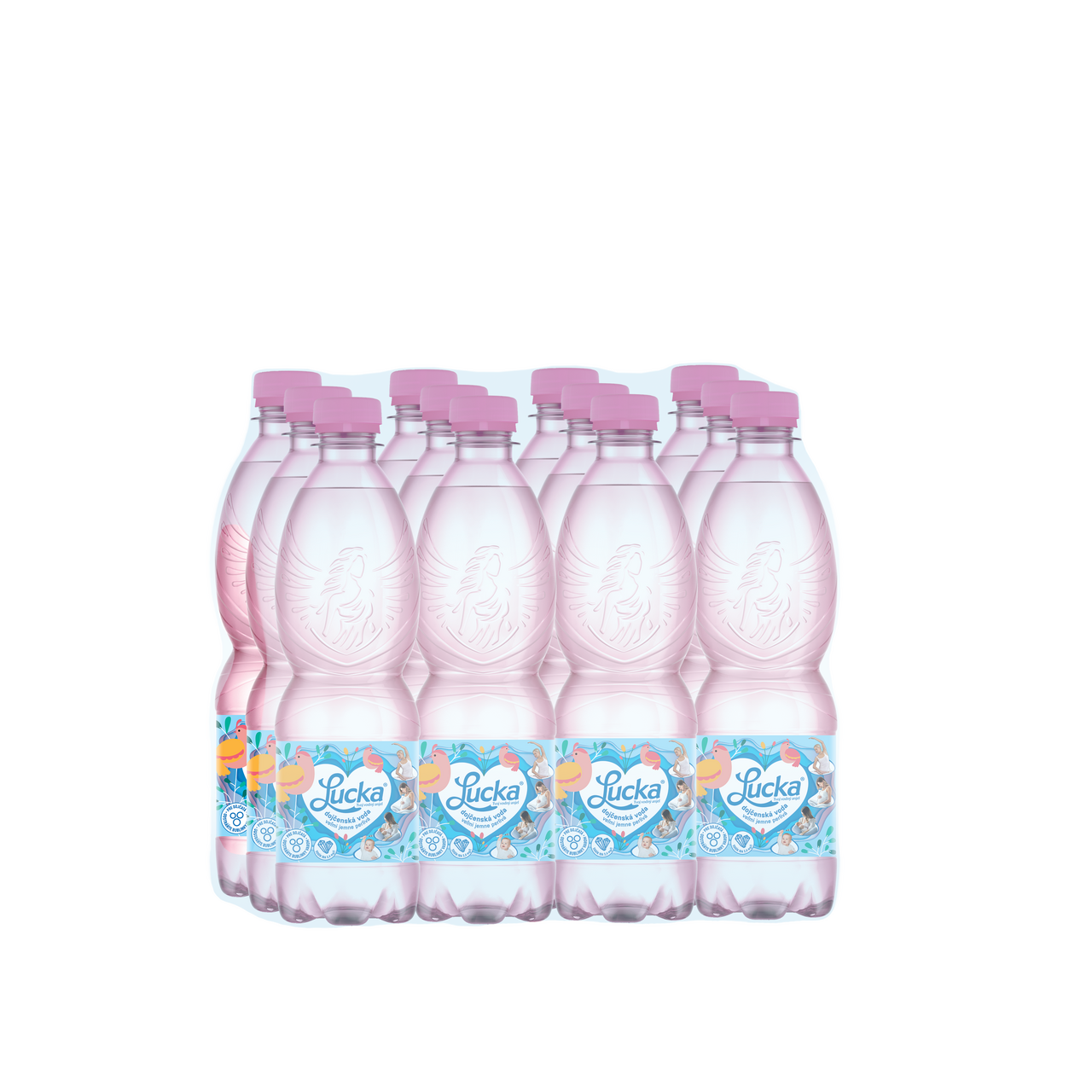 Lucka dojčenská voda 12 x 500 ml vratná PET fľaša