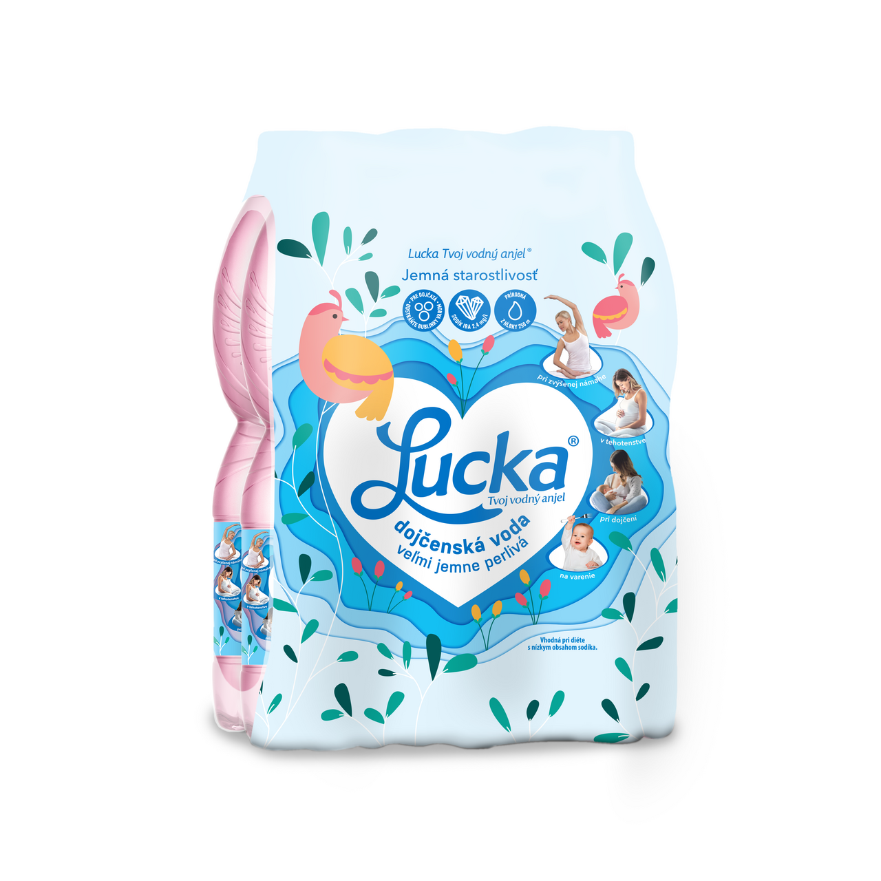 Lucka dojčenská voda 6 x 1,5 l vratná PET fľaša