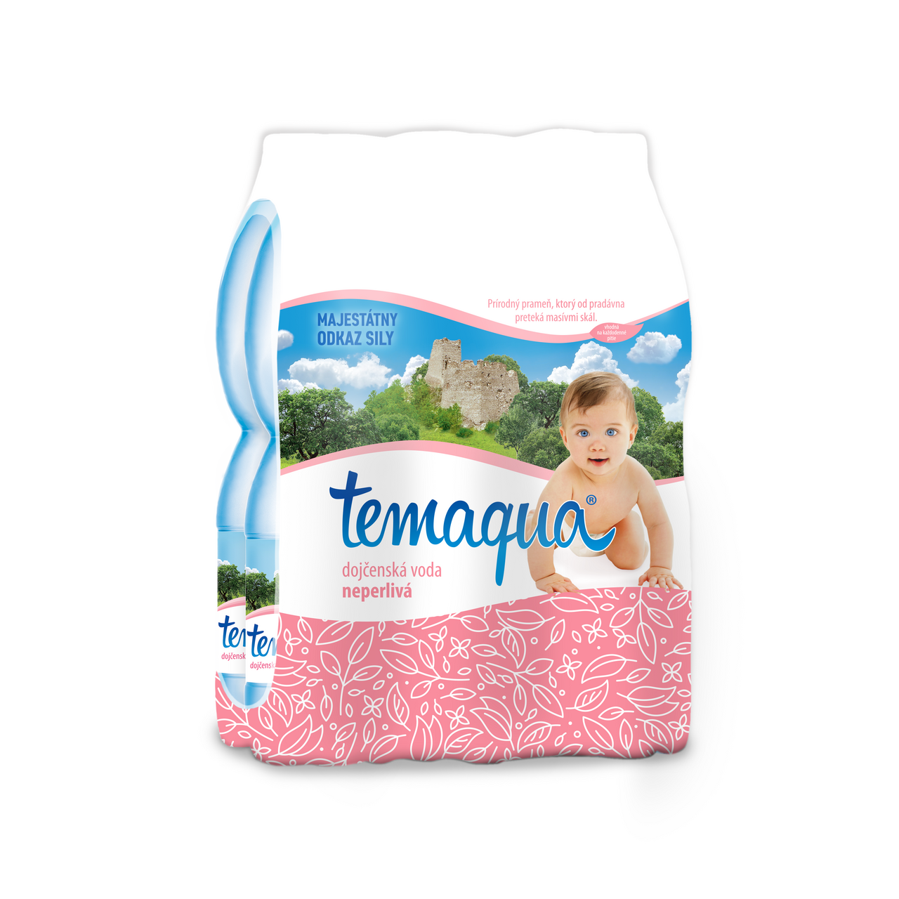 Temaqua dojčenská neperlivá voda 6 x 1,5 l vratná PET fľaša