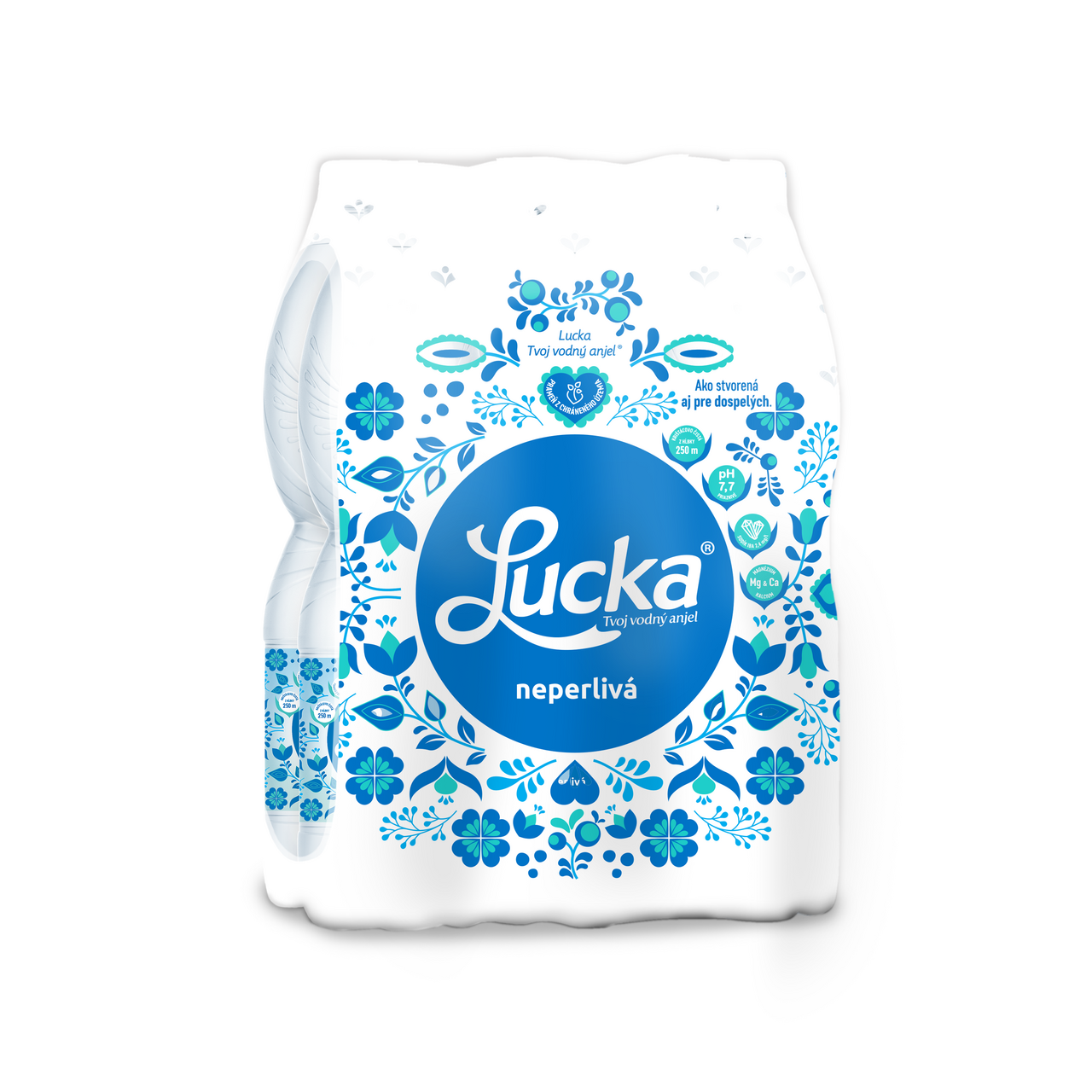 Lucka pramenitá voda neperlivá 6 x 1,5 l vratná PET fľaša