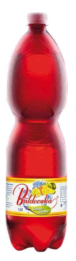 Baldovská minerálna voda kiwano a limetka 6 x 1,5 l vratná PET fľaša