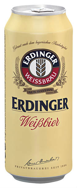 ERDINGER 5,3 % pivo svetlé 500 ml vratná plechovka