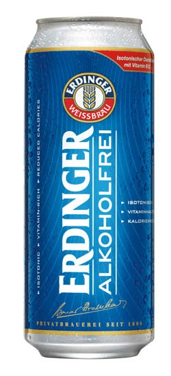 ERDINGER pivo nealkoholické 500 ml vratná plechovka