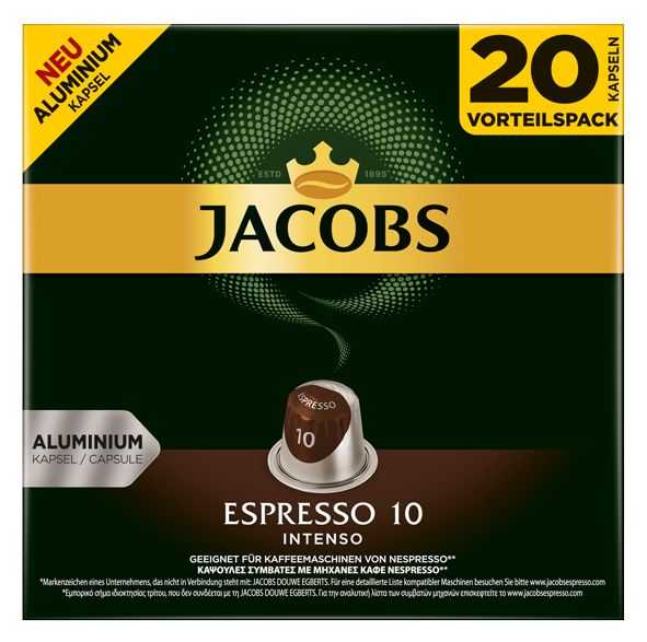 JACOBS Espresso 10 kapsuly 20 ks 104 g