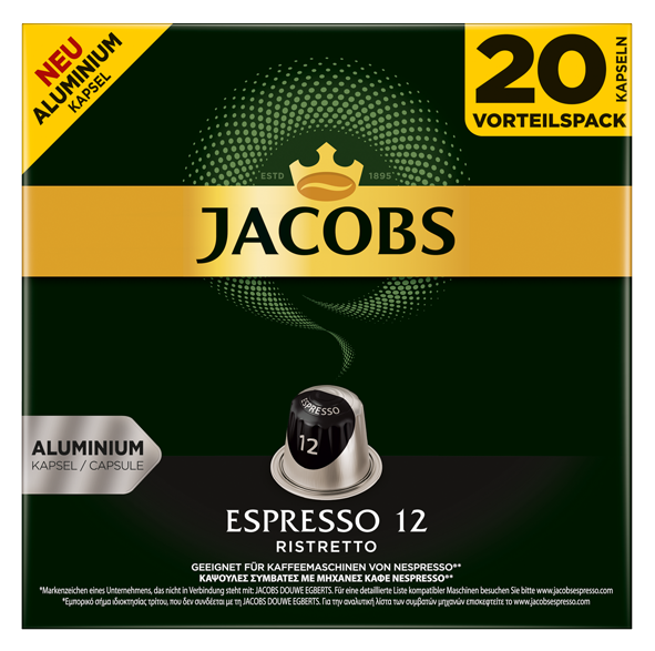 JACOBS Espresso 12 kapsuly 20 ks 104 g