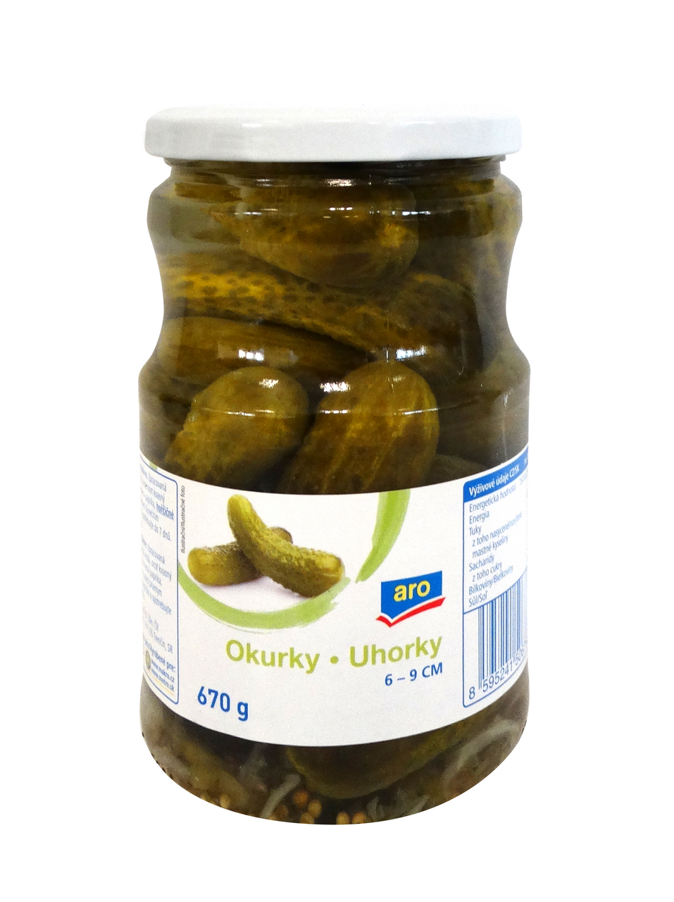 aro Uhorky 6 - 9 cm 6 x 670 g