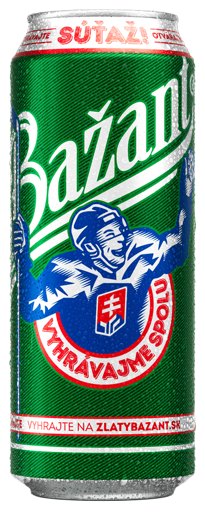 Zlatý Bažant 10° pivo 6 x 500 ml vratná plechovka