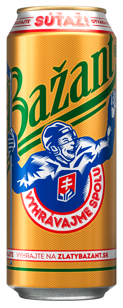 Zlatý Bažant 12° pivo 6 x 500 ml vratná plechovka