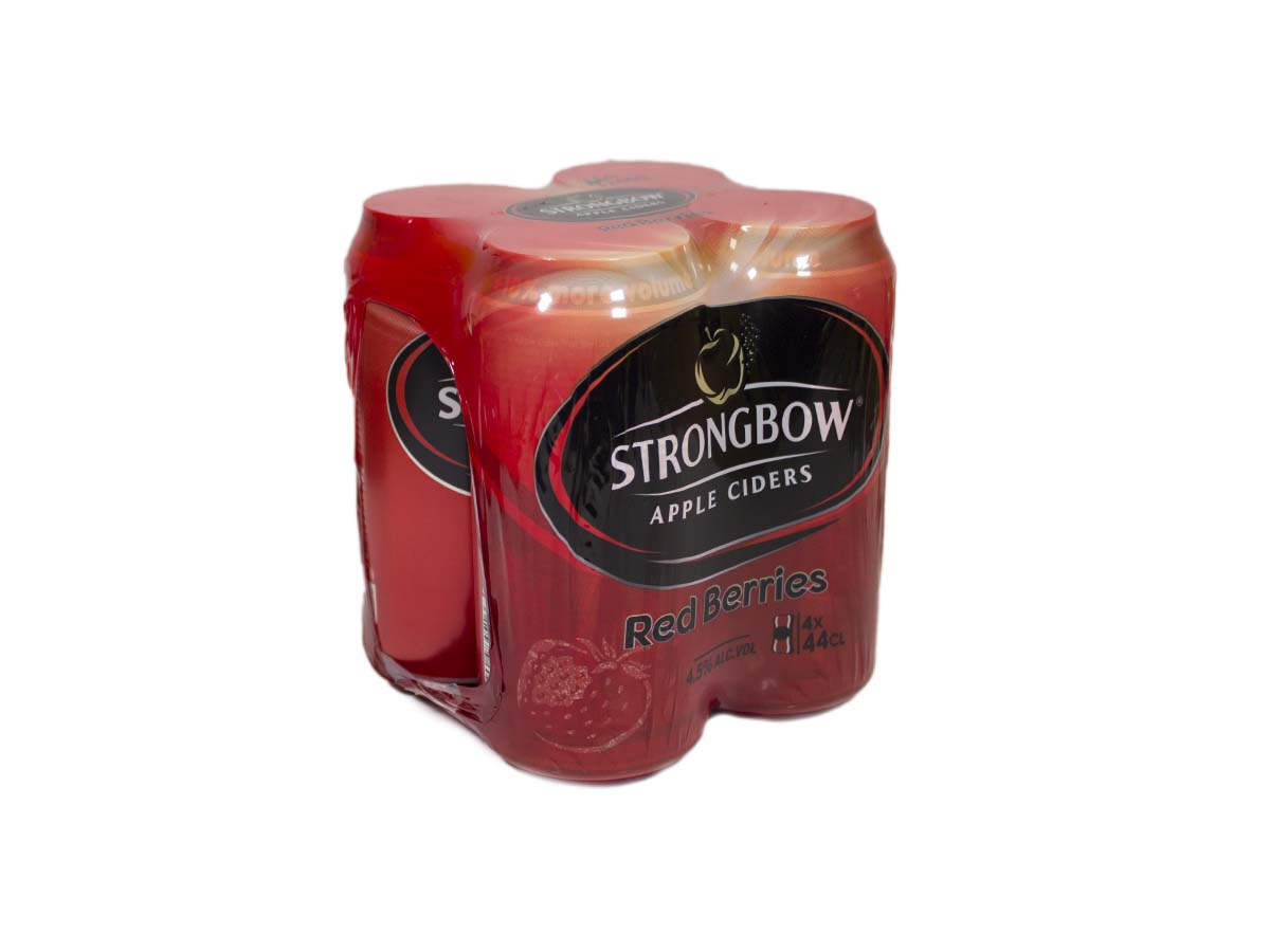 Strongbow cider Red Berries 4 x 440 ml vratná plechovka