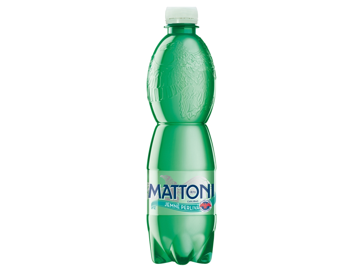 MATTONI minerálna voda jemne perlivá 12 x 500 ml vratná PET fľaša