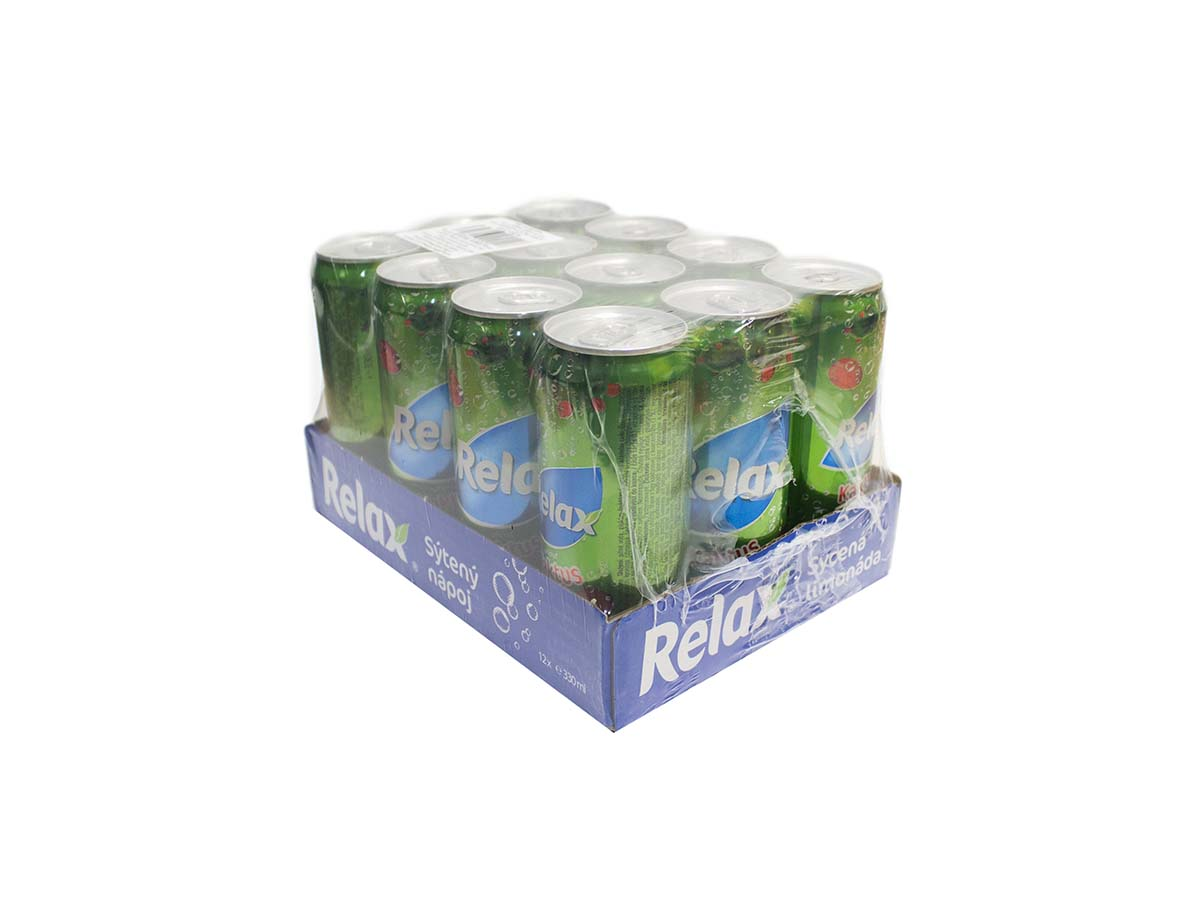 Relax Drink limonáda kaktus 12 x 330 ml vratná plechovka