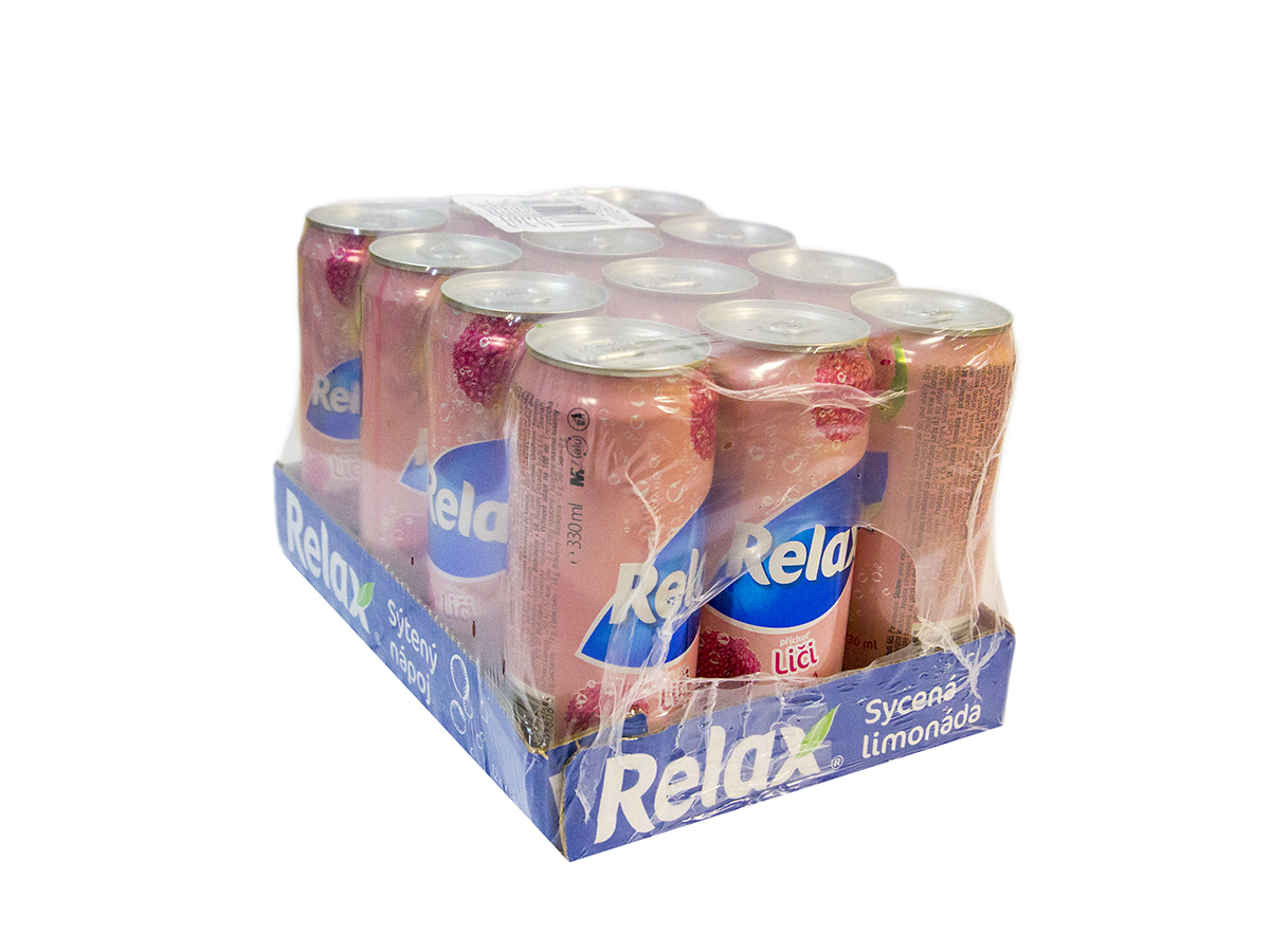 Relax Liči 12 x 330 ml vratná plechovka