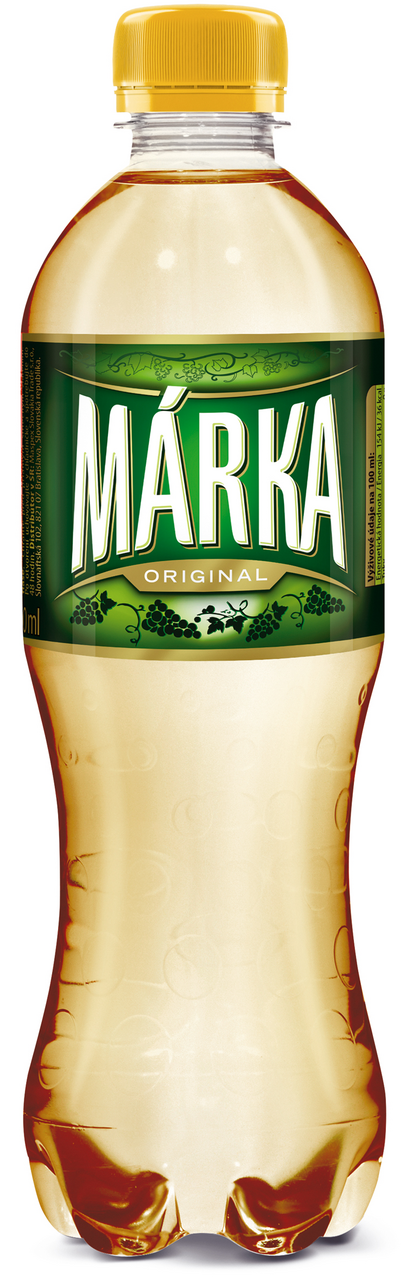 MÁRKA Biele hrozno limonáda 12 x 500 ml vratná PET fľaša