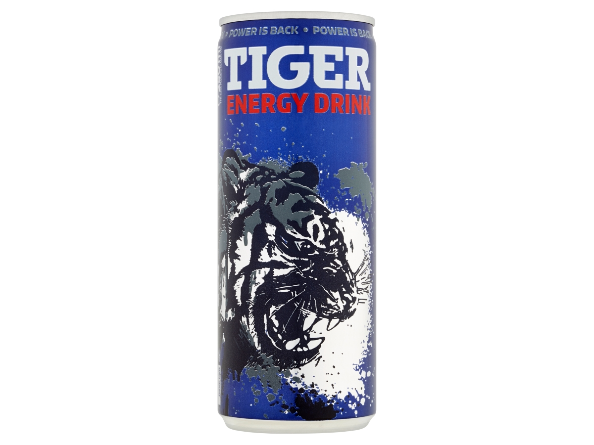 TIGER Classic energetický nápoj 12 x 250 ml vratná plechovka