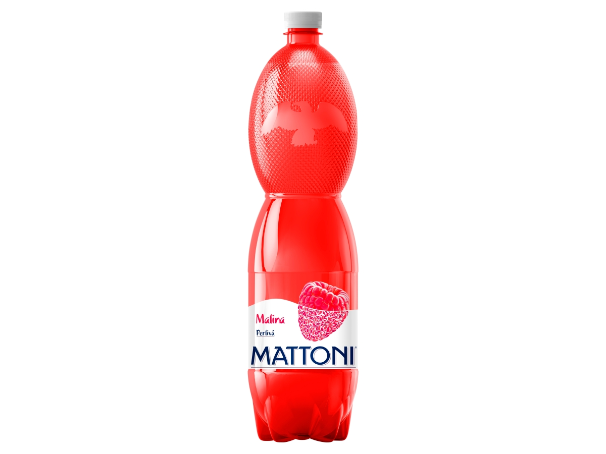 Mattoni minerálna voda malina 6 x 1,5 l vratná PET fľaša