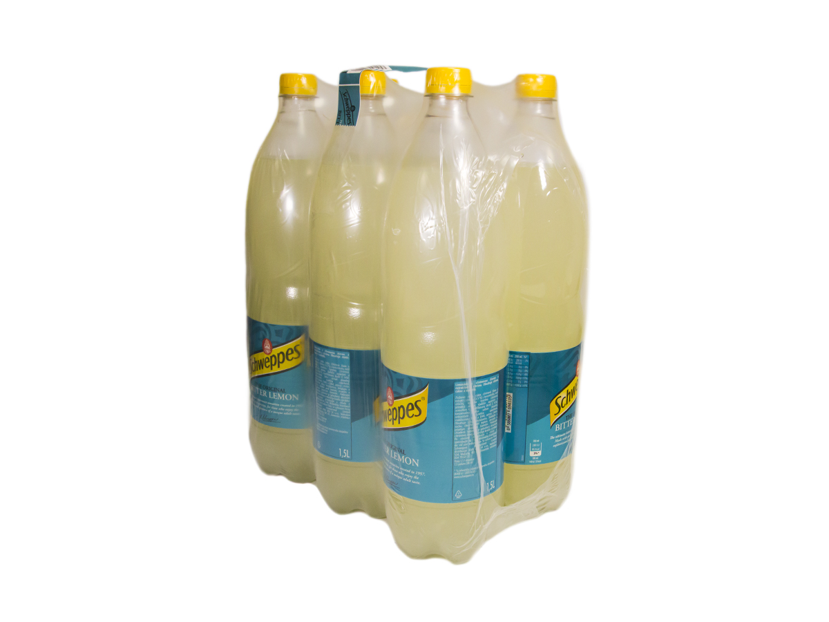 Schweppes sýtený nápoj bitter lemon 6 x 1,5 l vratná PET fľaša