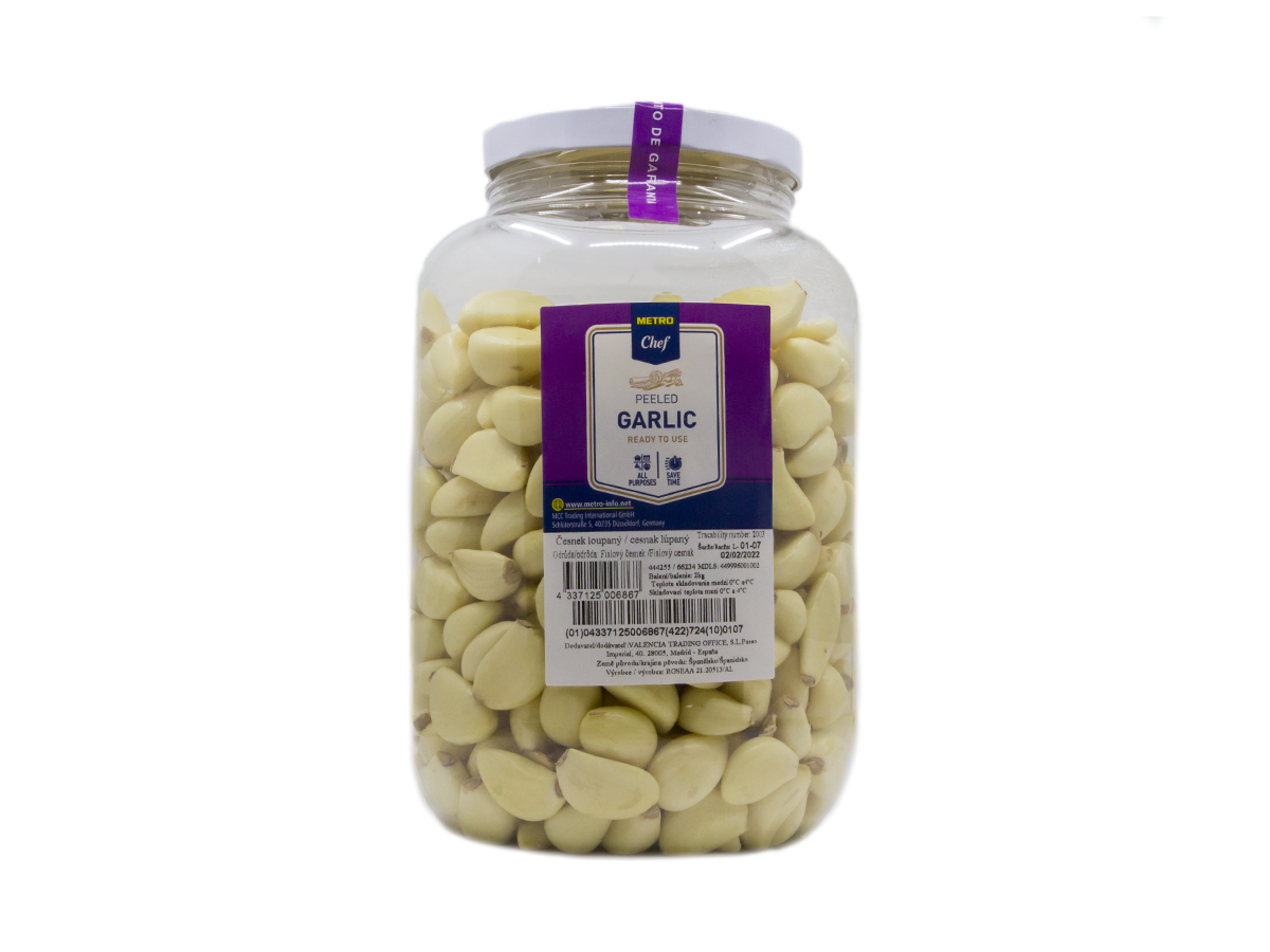 METRO Chef Cesnak červený lúpaný chlad. 2 kg